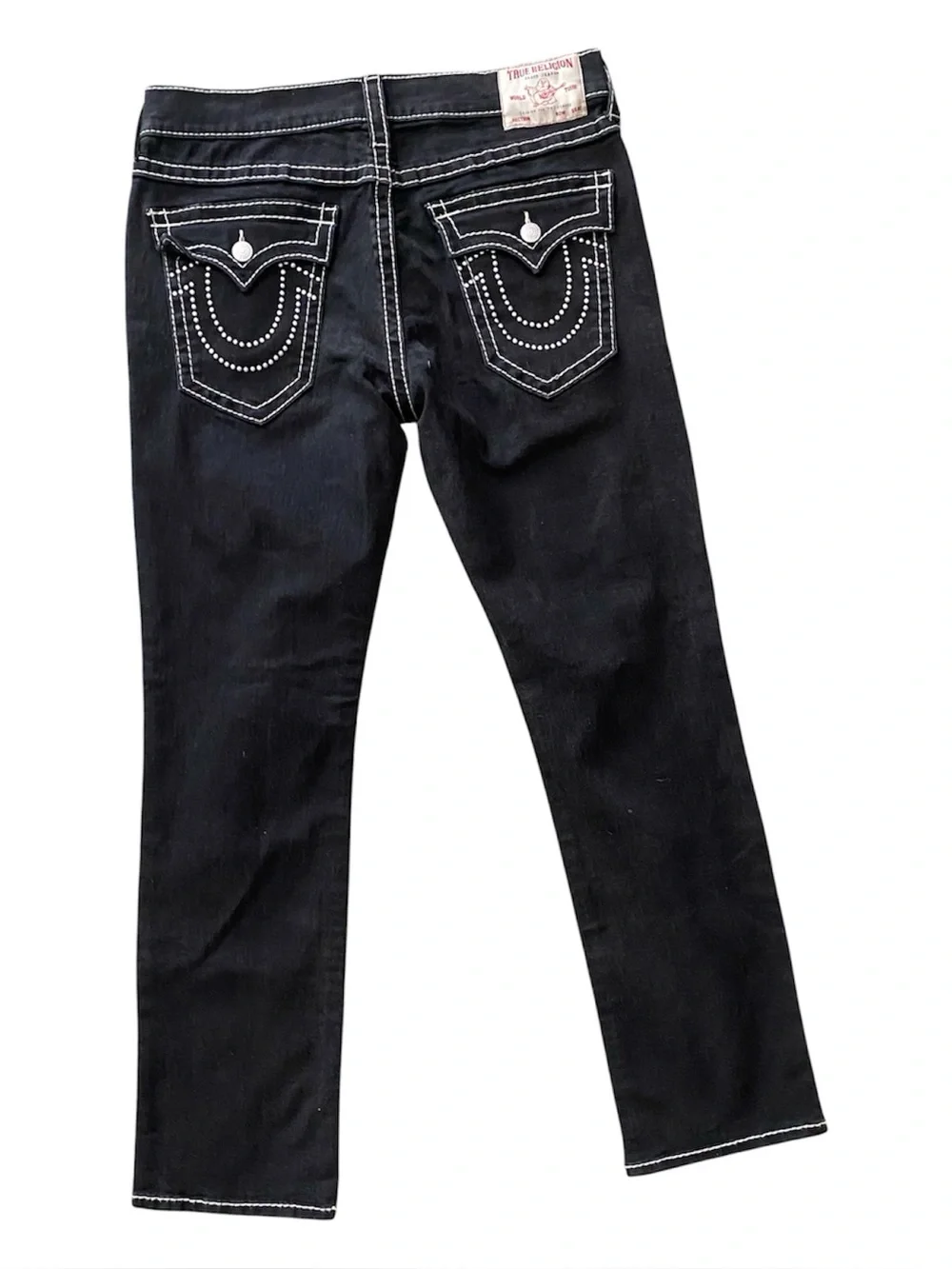 True Religion Ricky Relaxed Straight Leg Jeans denim 36